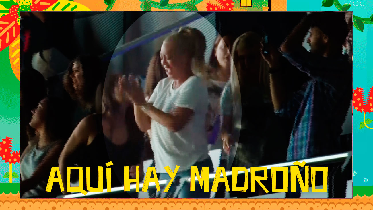 Belén Esteban lo da todo en el concierto de Maluma