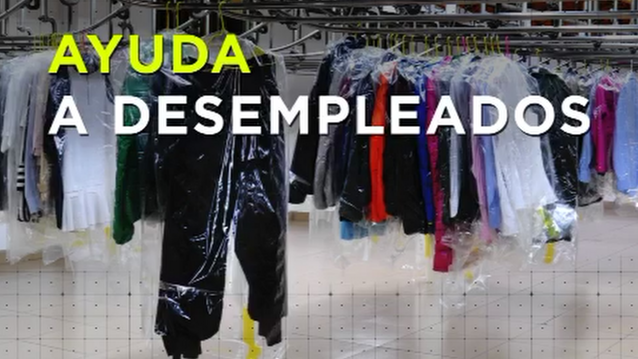 Tintorería gratis para los desempleados madrileños