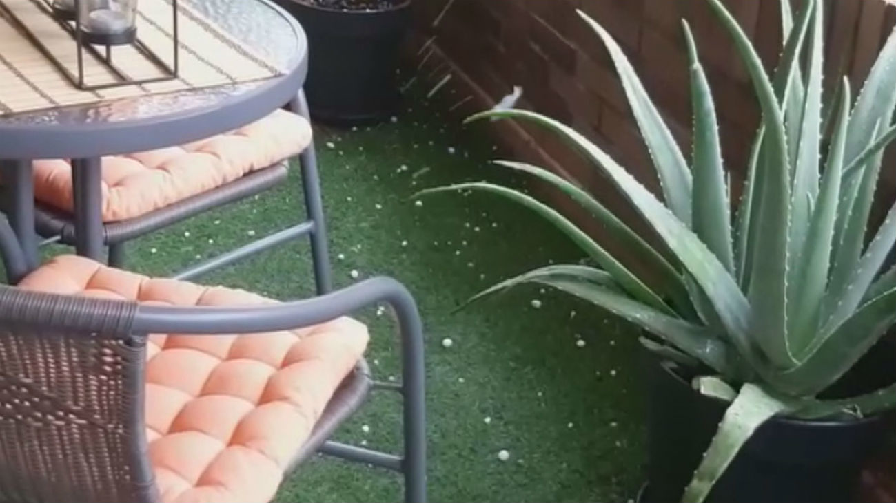 Las tormentas en Madrid dejan un sábado de granizo e intensas lluvias
