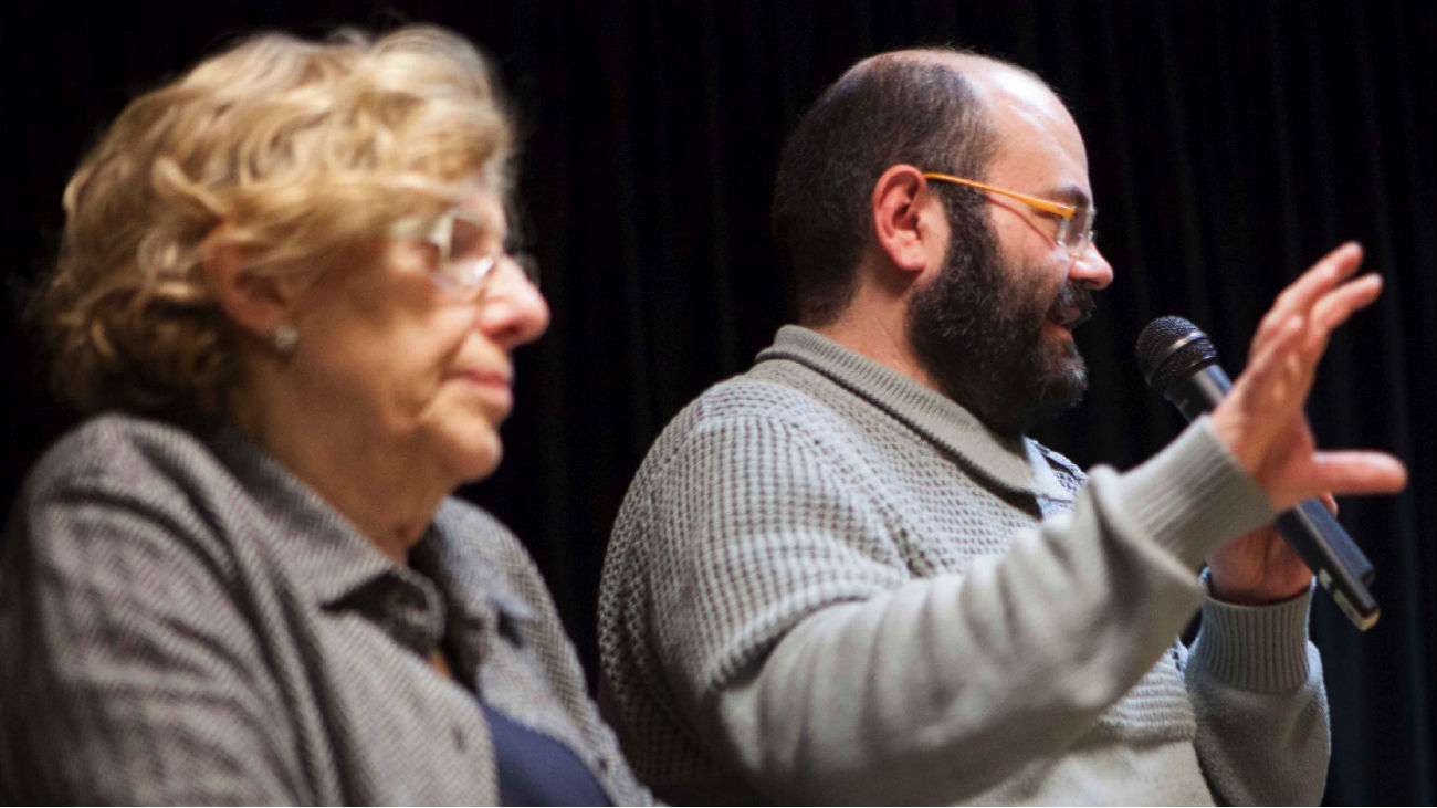Manuela Carmena y Pablo Carmona