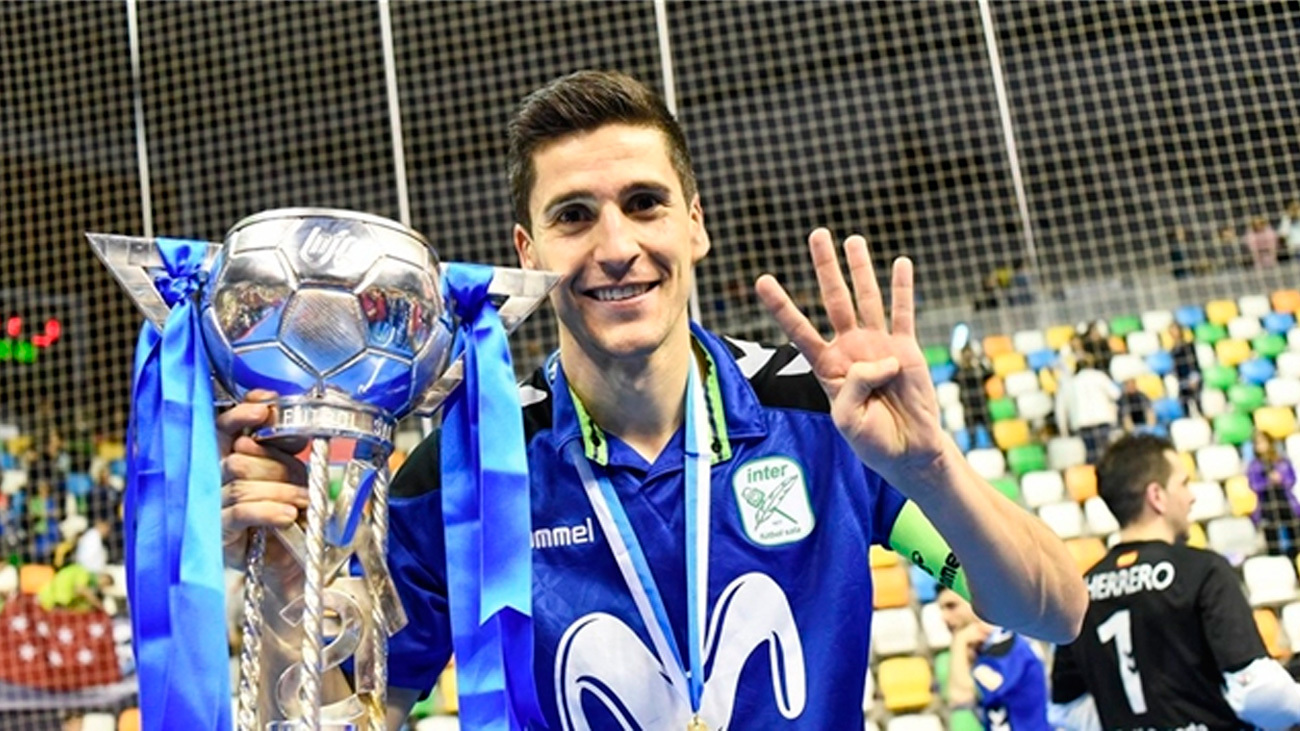 Carlos Ortíz, capitán del Movistar Inter: "Este equipo quiere seguir haciendo historia"