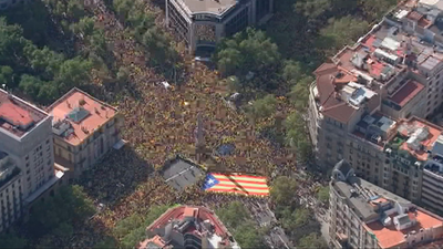 Cataluña celebrará la Diada partida en dos