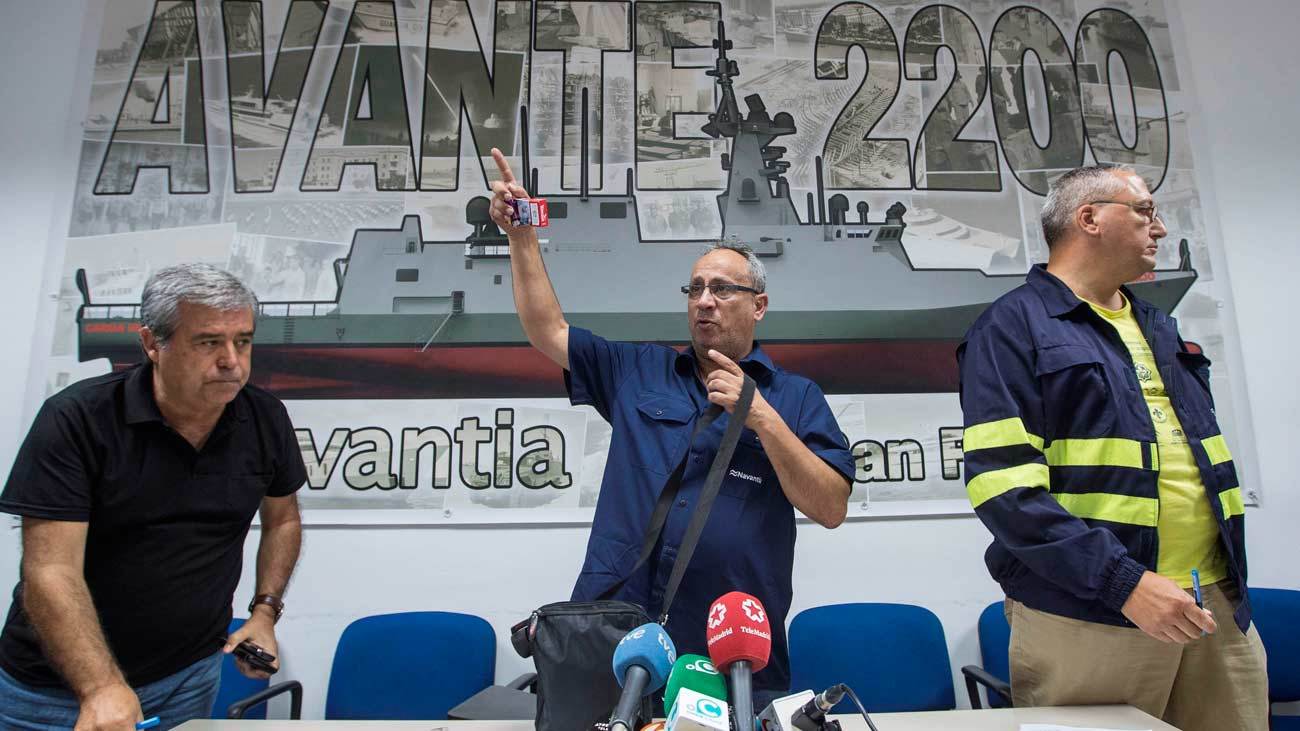 Asamblea de trabajadores de Navantia