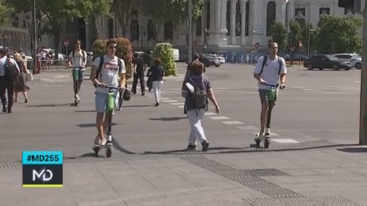 Patinando por las calles de Madrid