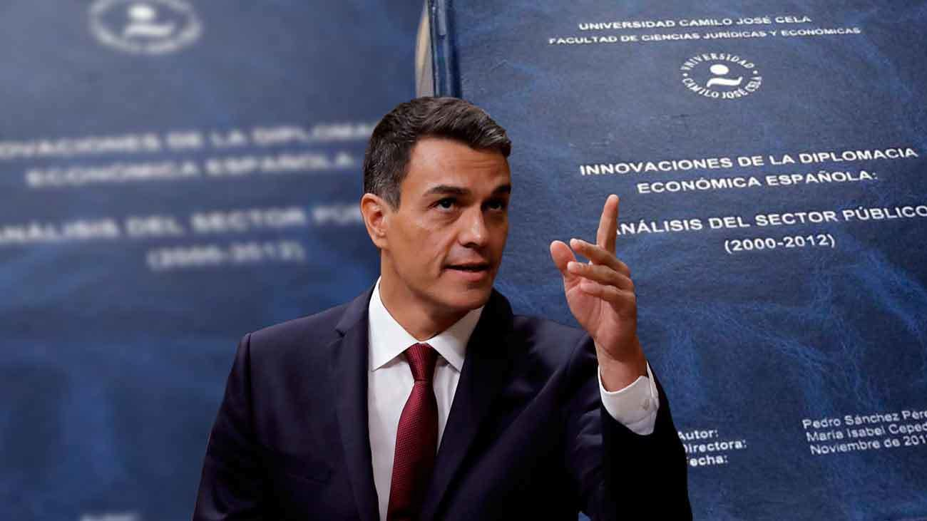 Sánchez da permiso para colgar su tesis en internet