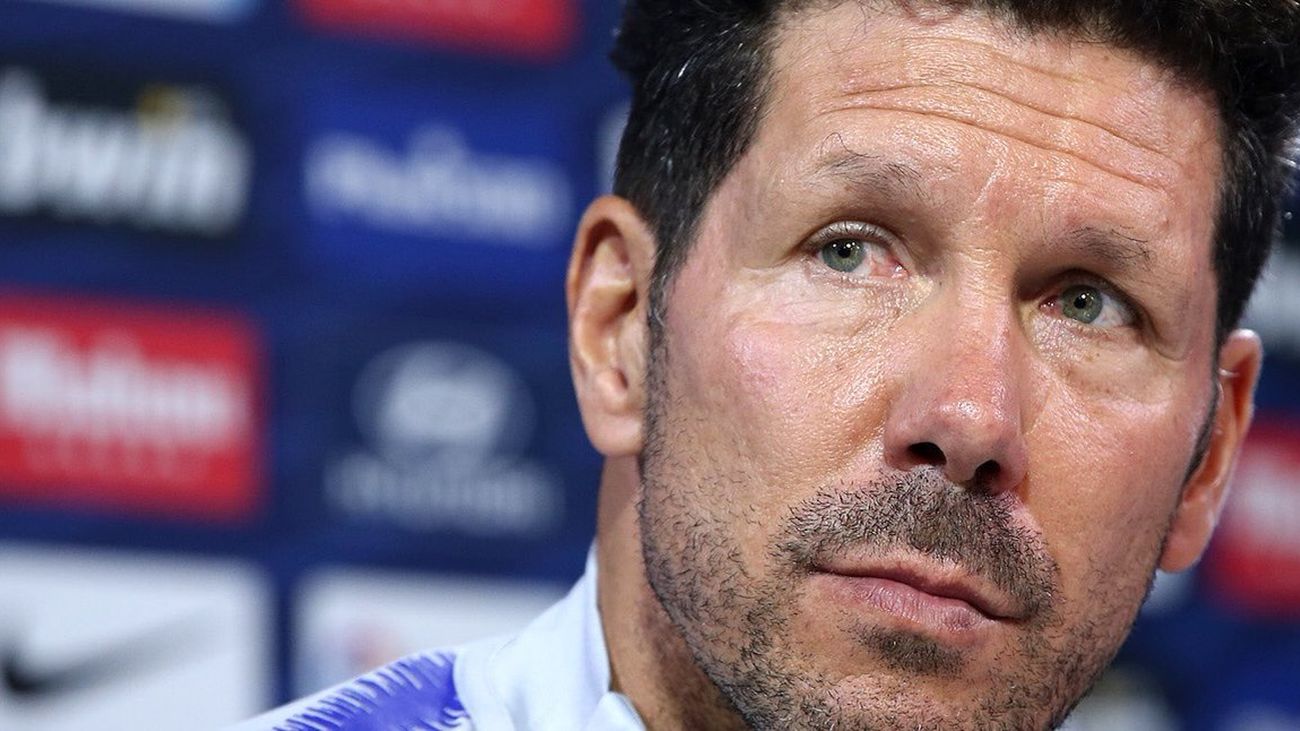 Diego Pablo Simeone, entrenador del At. Madrid