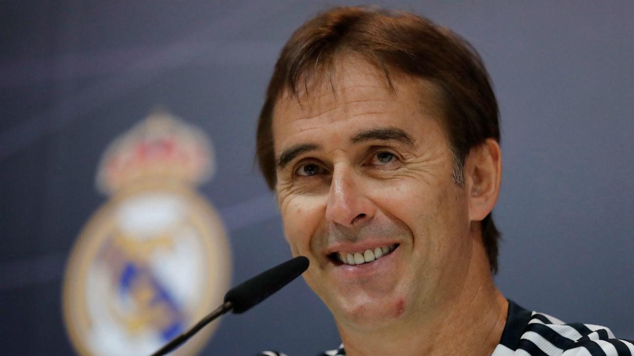 Julen Lopetegui, entrenador del Real Madrid