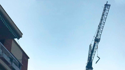 Muere un obrero en Ciudad Lineal tras caerle una carga de 1.800 kilos