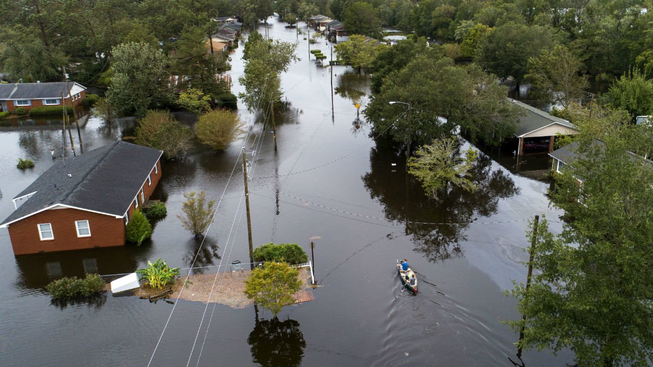 Aumentan a 13 los muertos por Florence, que se degrada a depresión tropical