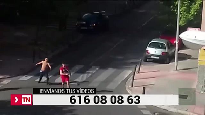 Graban una pelea callejera en el barrio Alto de Extremadura
