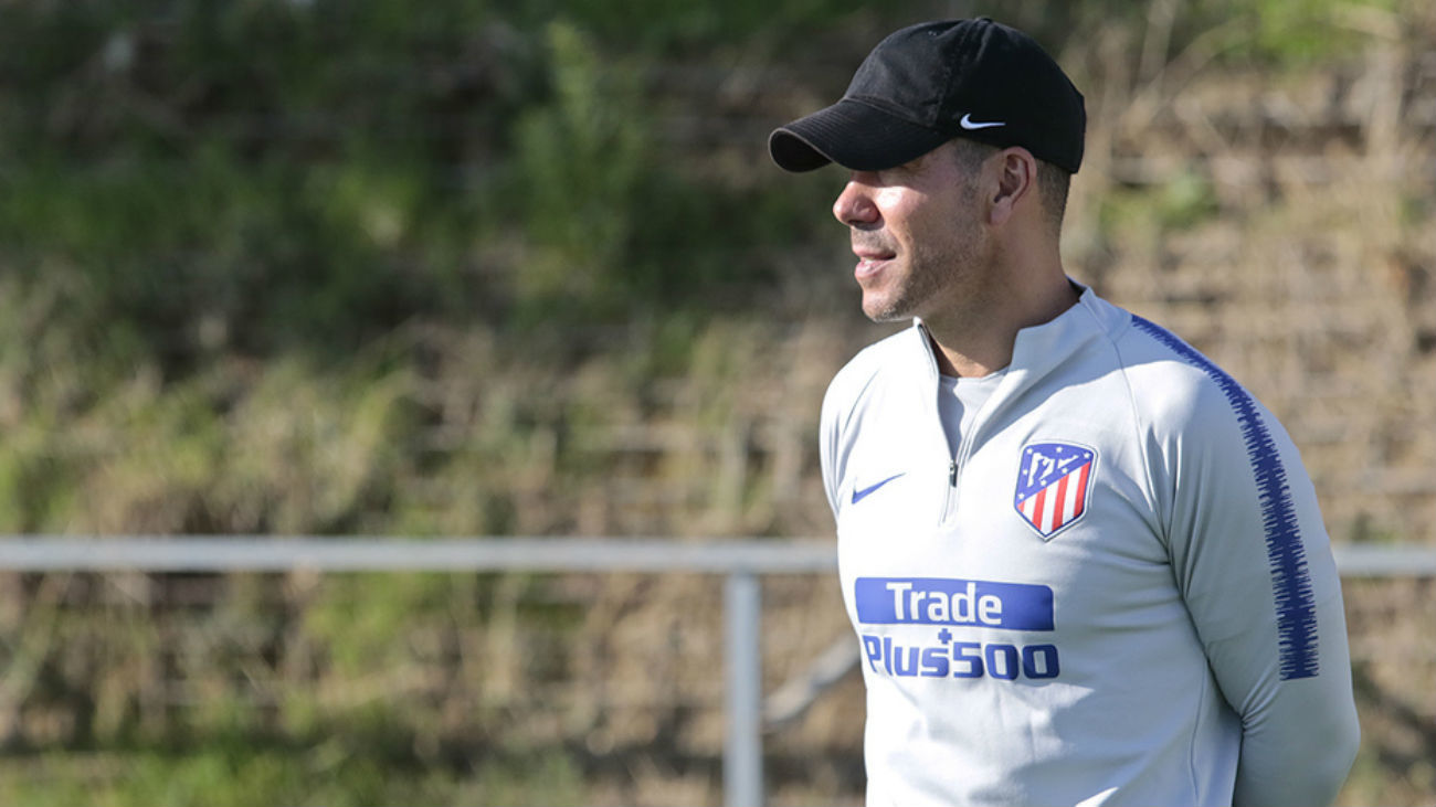 Diego Pablo Simeone, entrenador del At. Madrid