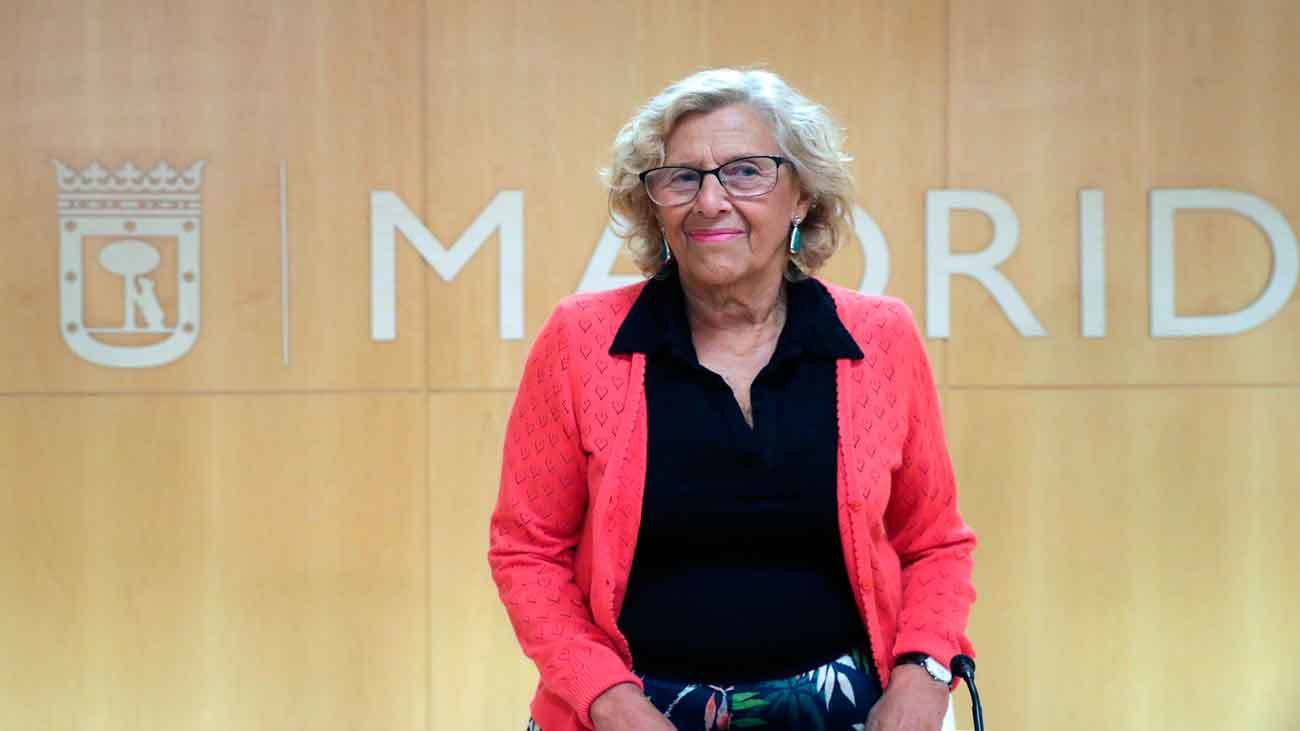 La alcaldesa de Madrid Manuela Carmena