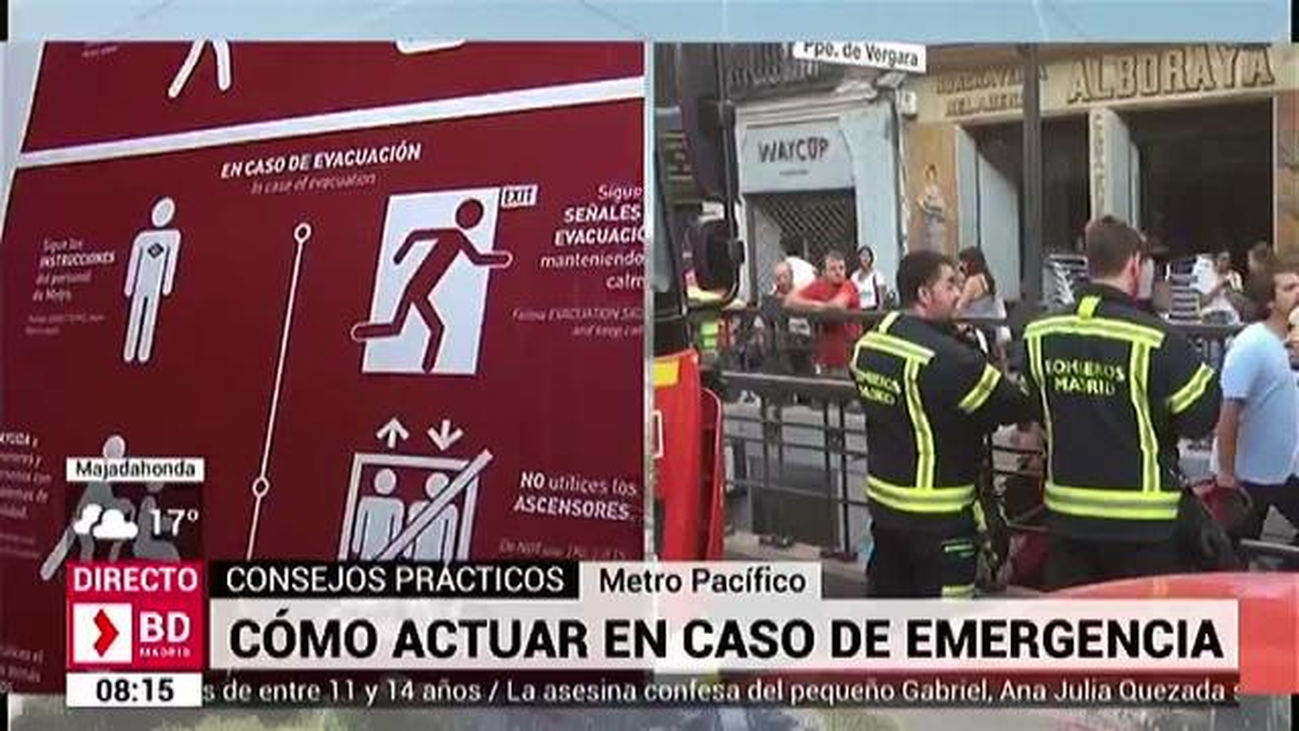 Qué hacer ante una emergencia en el Metro