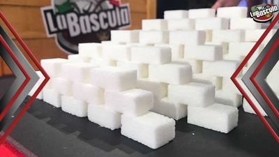 ¿Cuántas calorías tienen 112 terrones de azúcar?