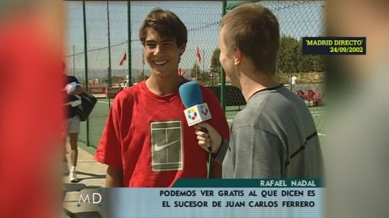 Javier Lázaro entrevista a un jovencísimo Rafa Nadal