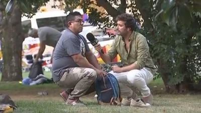 "Parecía una explosión, no se podía respirar", un obrero sobre el derrumbe del Ritz