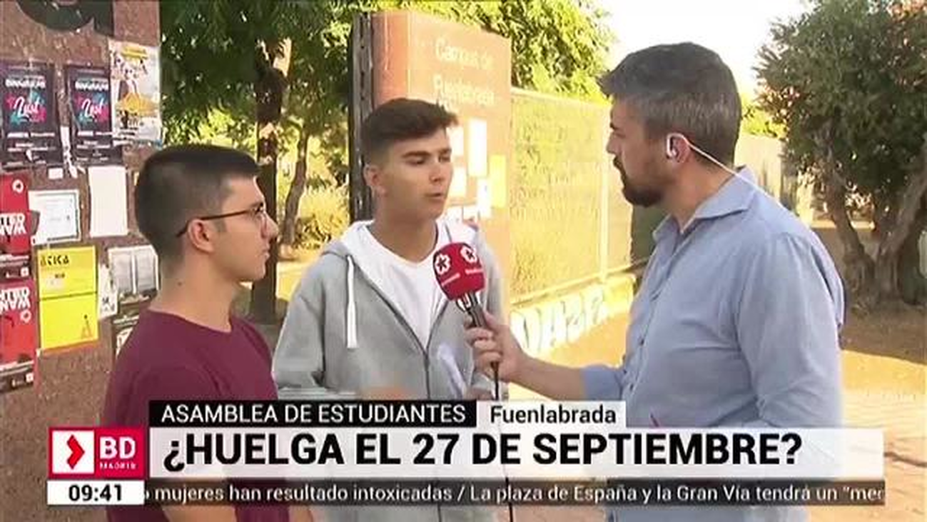 Los estudiantes convocan una huelga para el 27-S