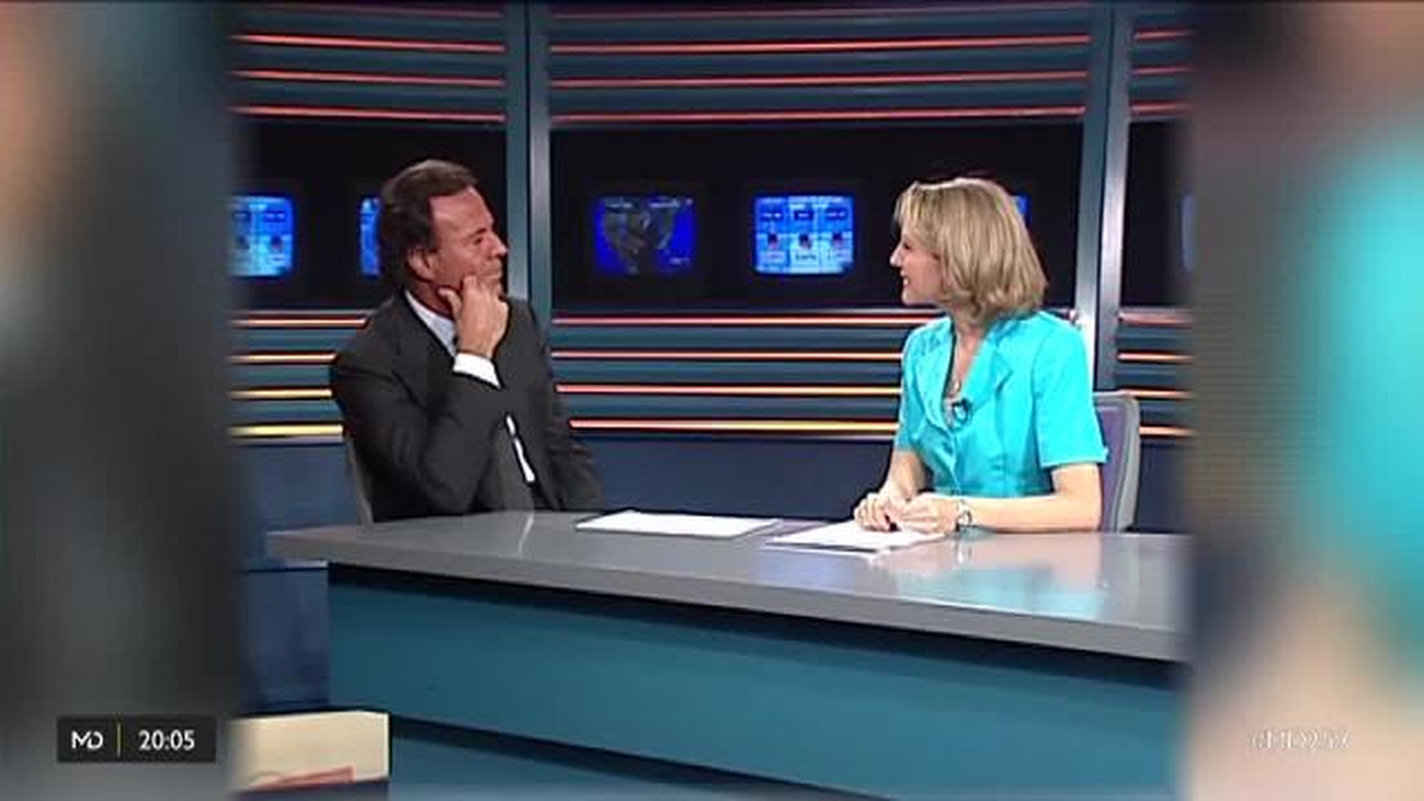 Julio Iglesias visita el plató de Madrid Directo