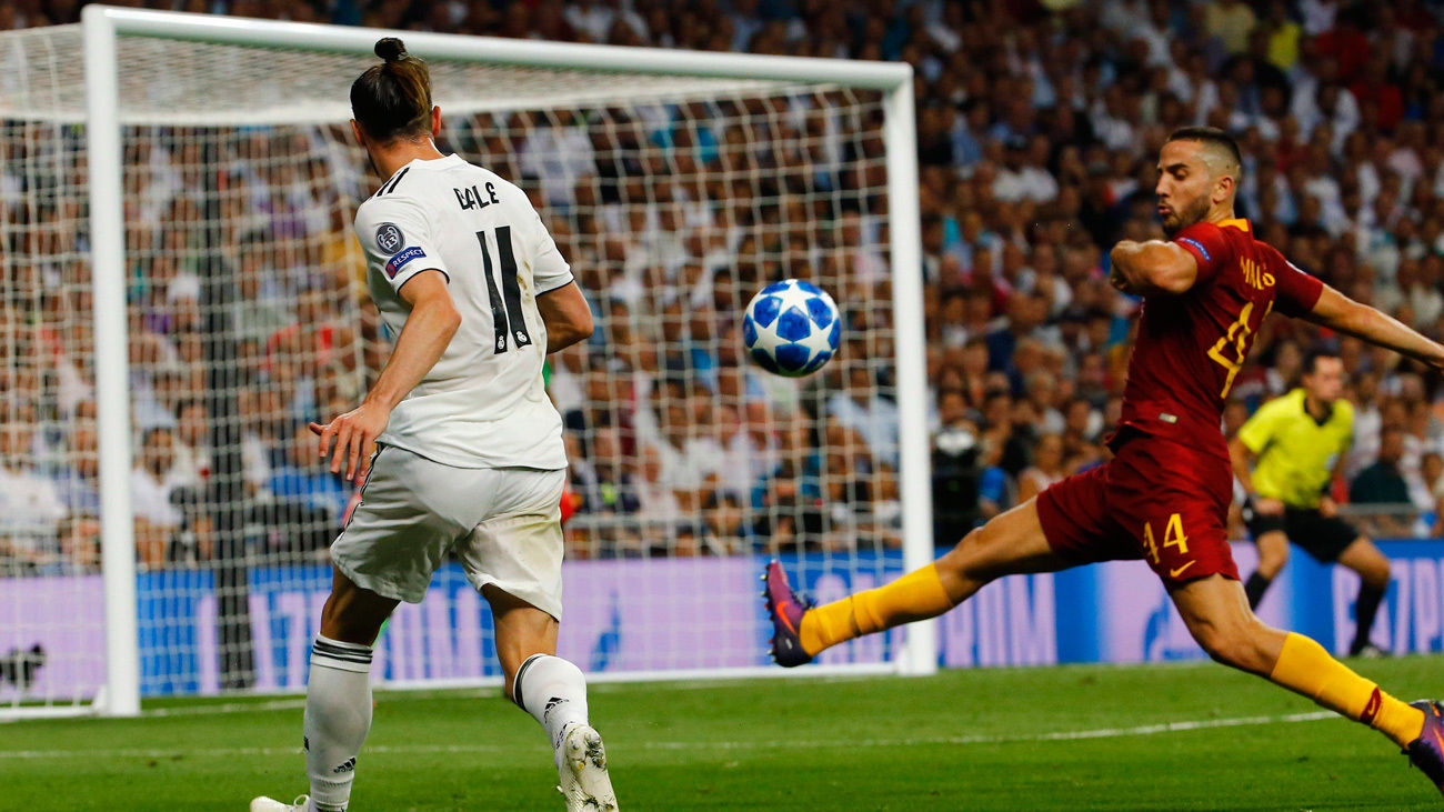Gareth Bale hace el 2-0 del Madrid a la Roma tras tremendo carrerón