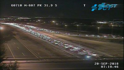 Tráfico muy complicado en todas  las carreteras de acceso a Madrid