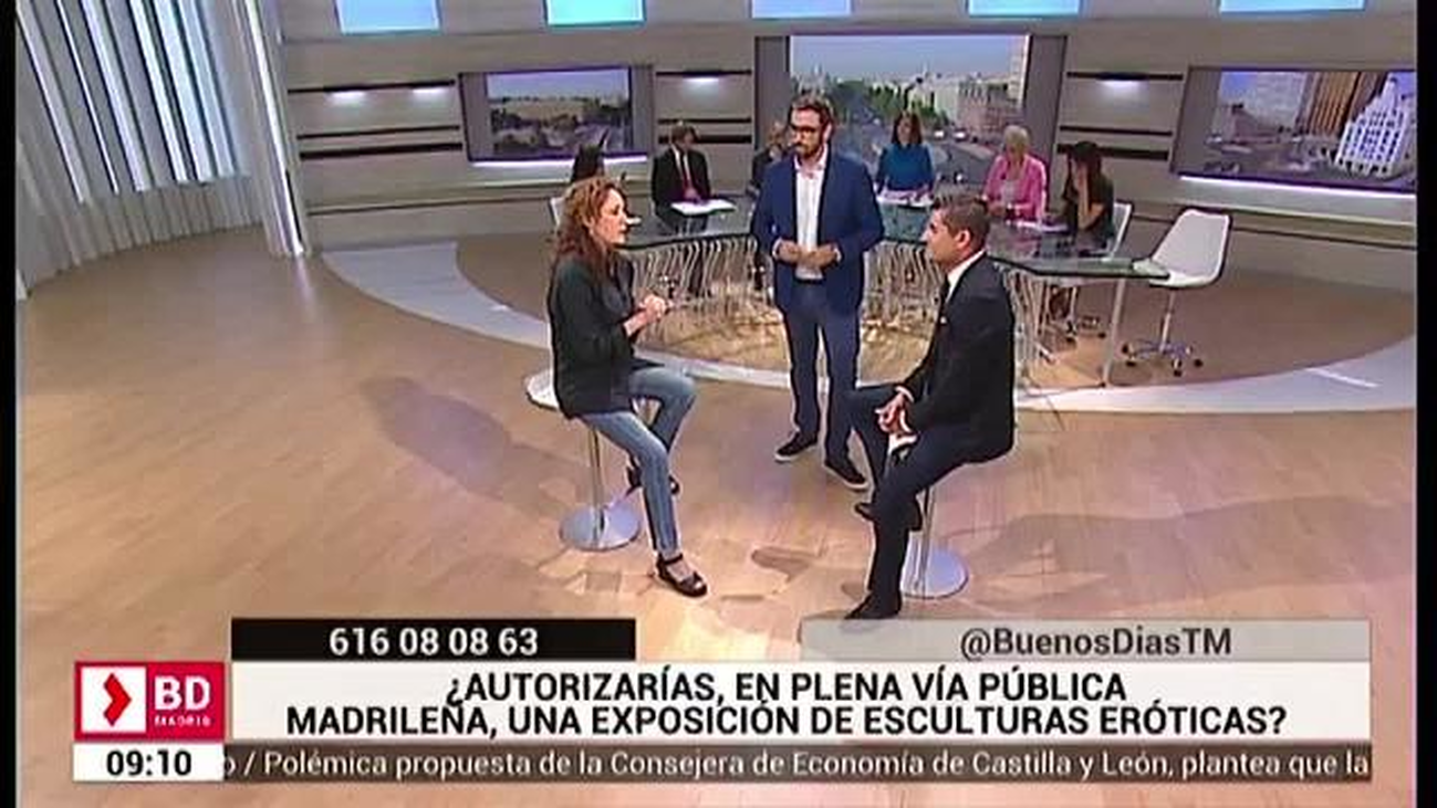 ¿Autorizarías, en plena vía pública madrileña, una exposición de esculturas eróticas?