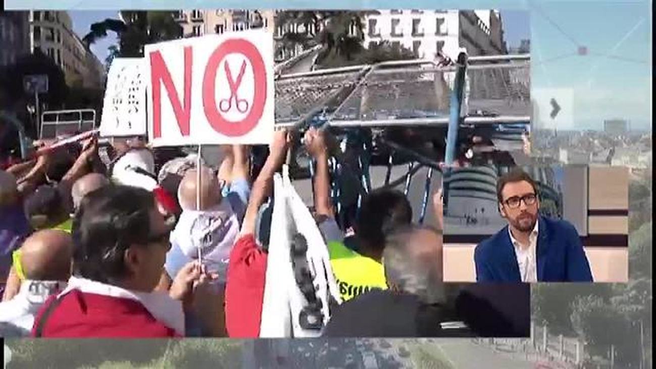 Los pensionistas, en pie de guerra