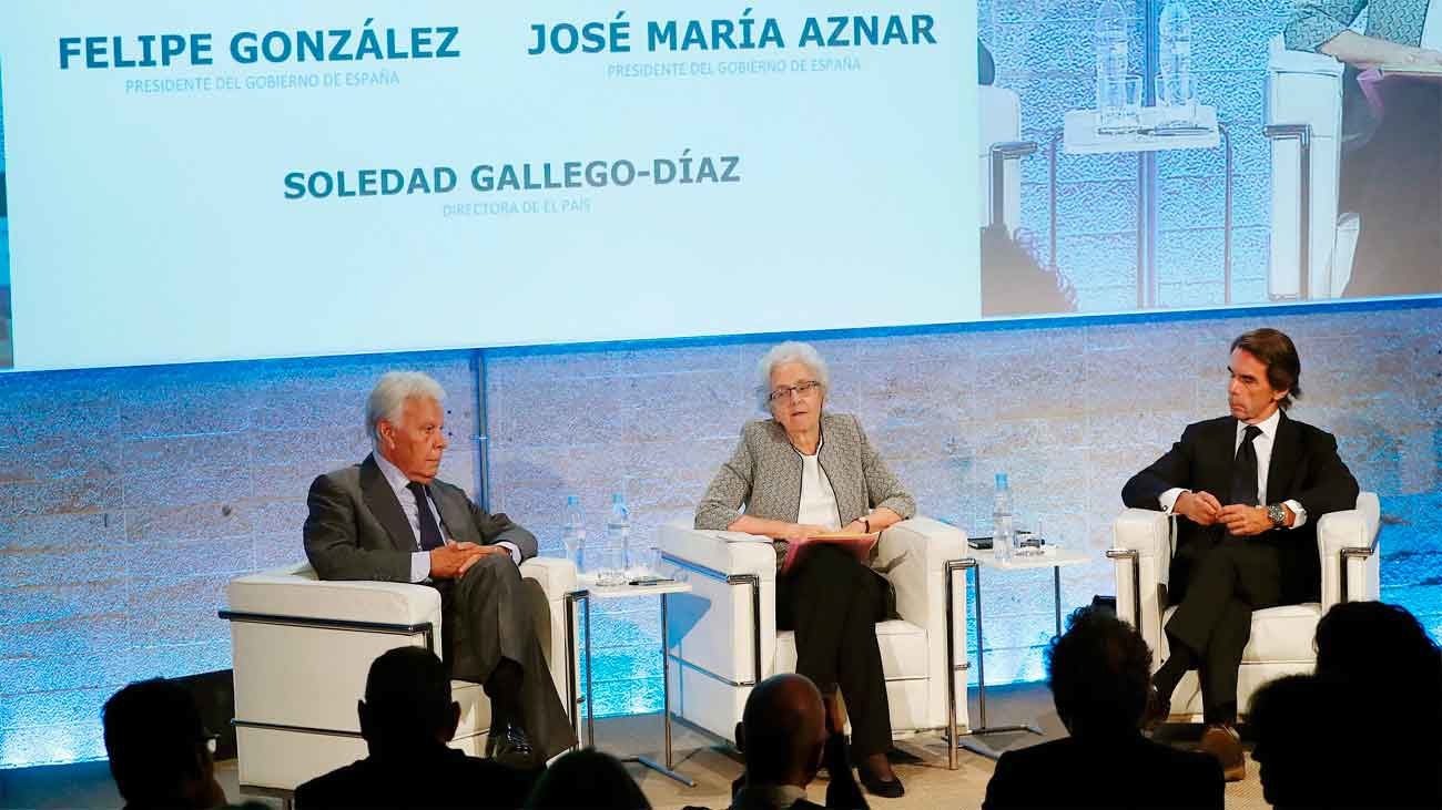 González y Aznar debaten sobre la Constitución en su 40 aniversario