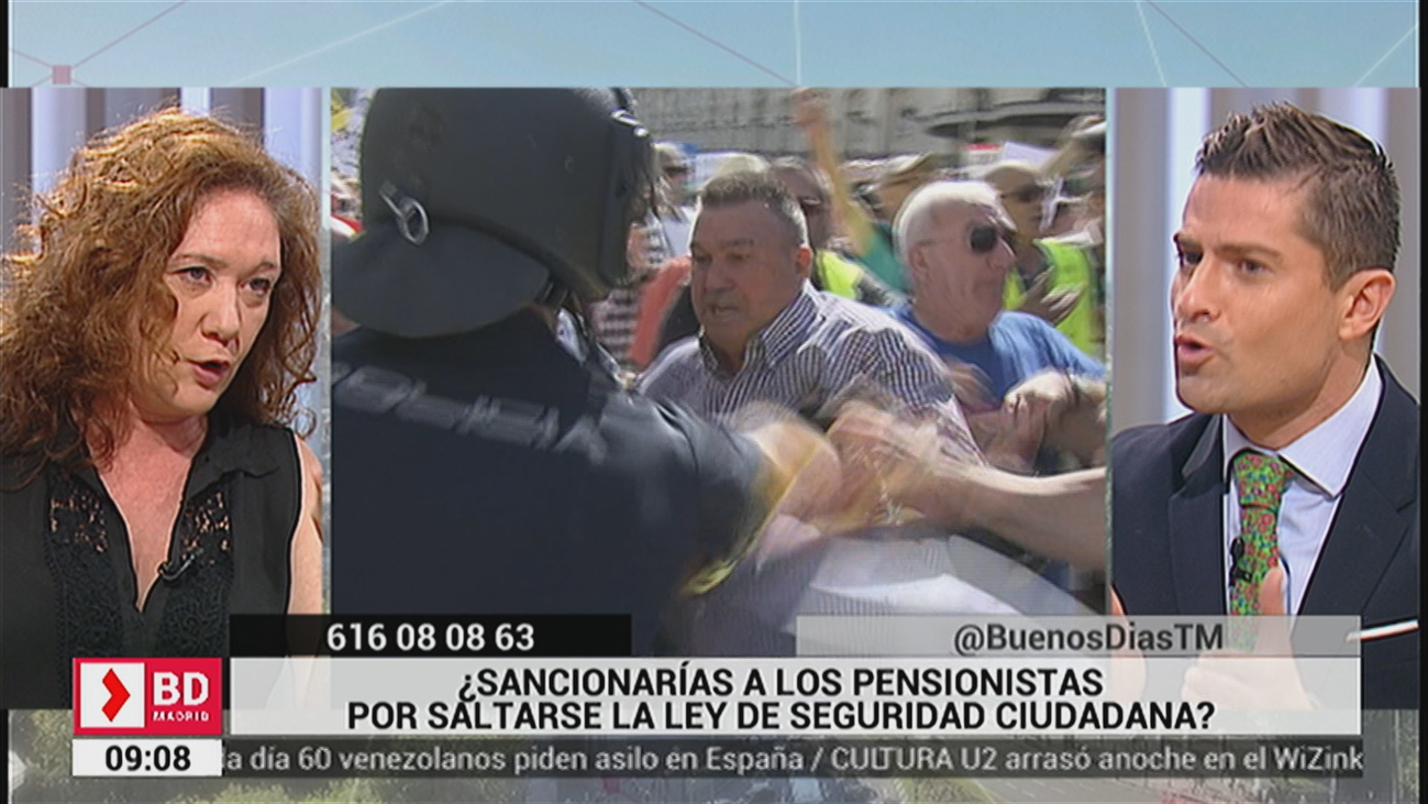 ¿Sancionarías a los pensionistas por saltarse la Ley de Seguridad Ciudadana?