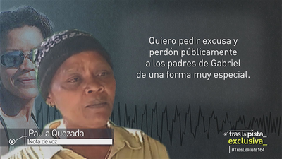 La hermana de Ana Julia Quezada pide perdón a los padres de Gabriel