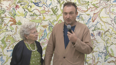 Miquel Barceló y su madre presentan el "hilo" que les une en "Vivarium"