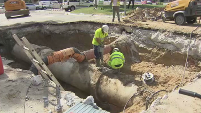 El socavón de Arturo Soria complicará el tráfico en hora punta este lunes