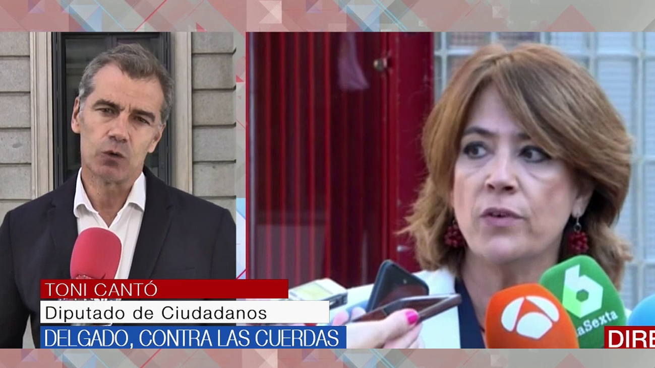 Toni Cantó, sobre Delgado: “Me parece suficiente para pedir la dimisión que nos haya mentido”