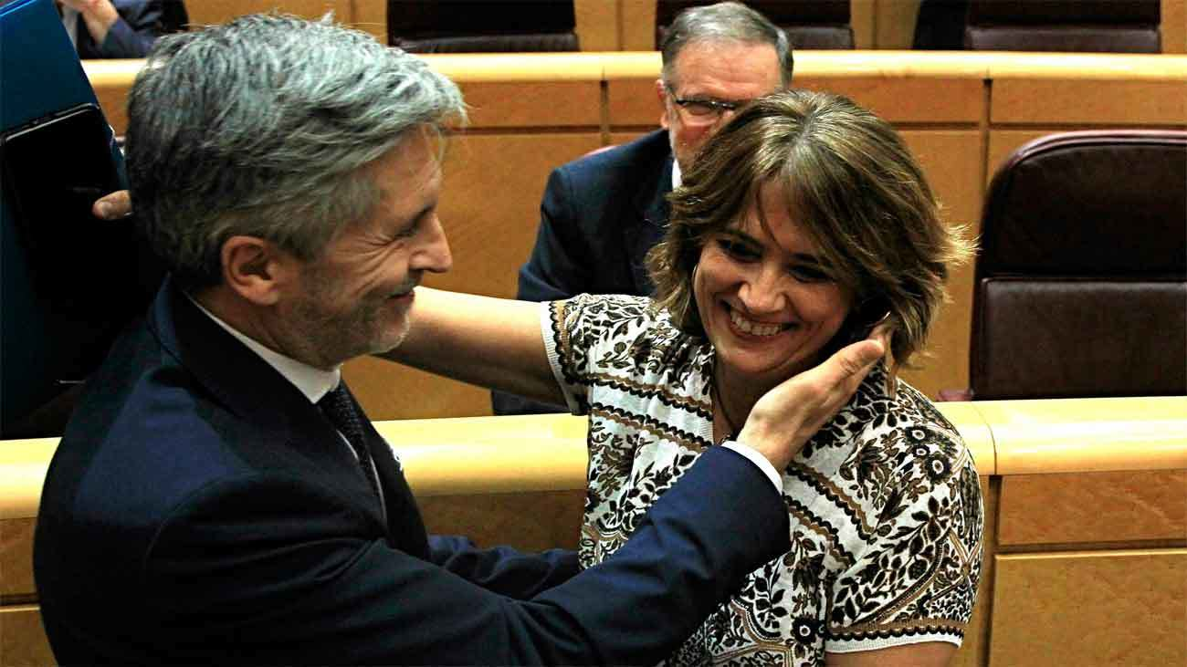 Delgado reprobada por el Senado,  "absuelta" por Grande-Marlaska