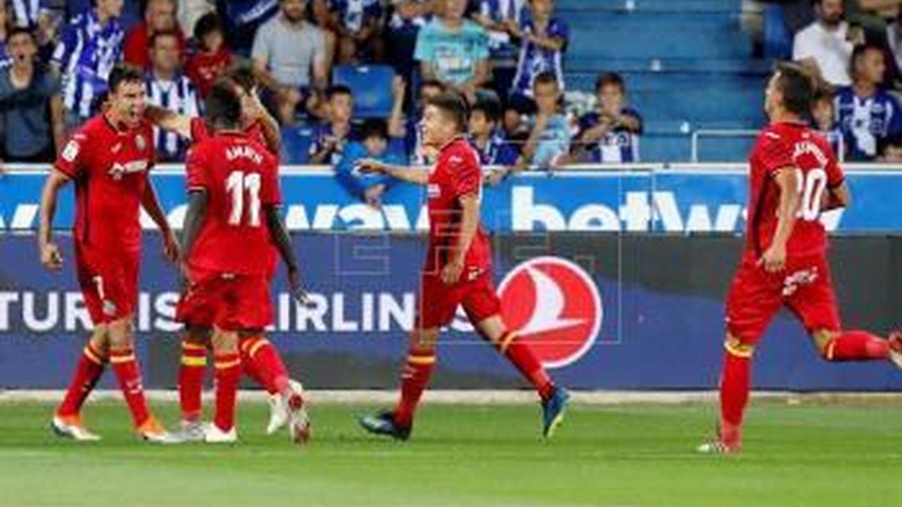 Así vivimos el gol del Getafe ante el Alavés