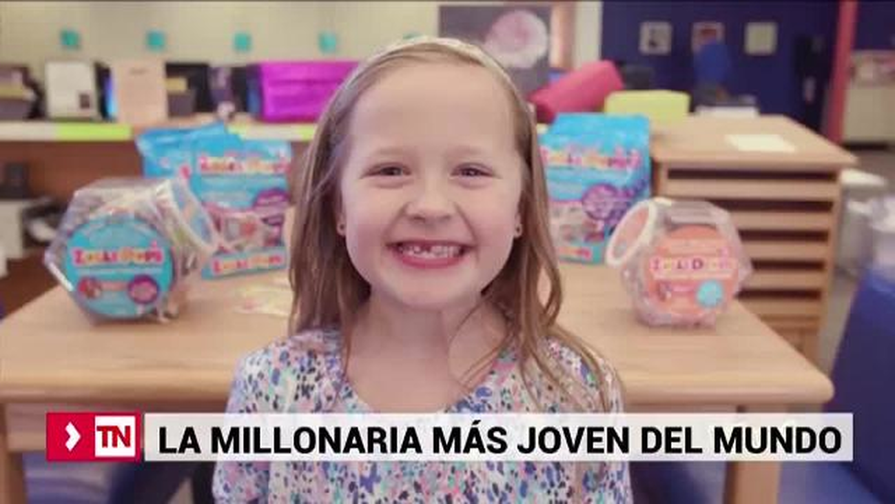 Aline, la millonaria más joven del mundo