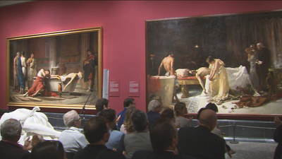 El Museo del Prado restaura 'La muerte de Lucano' de José Garnelo