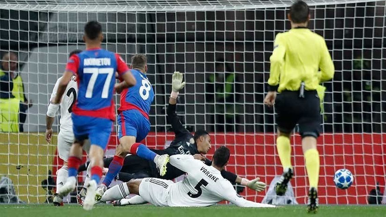 1- 0. Un Madrid sin gol se va de vacío de Moscú