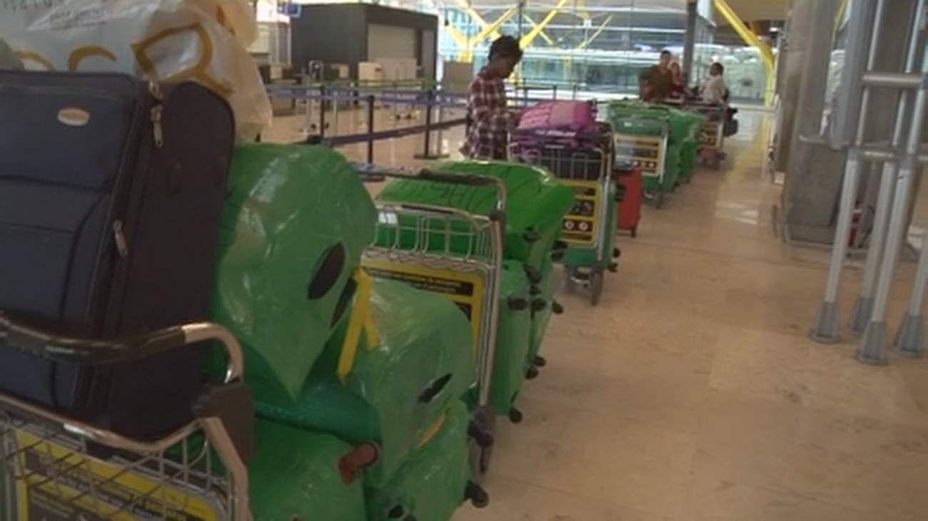 La guerra del embalaje en el Aeropuerto de Barajas