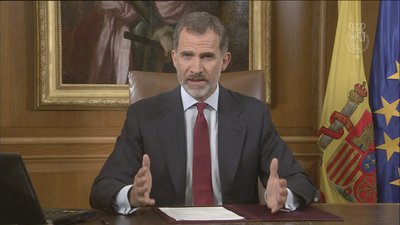 Cómo se fraguó el  discurso del Rey sobre el 1-0