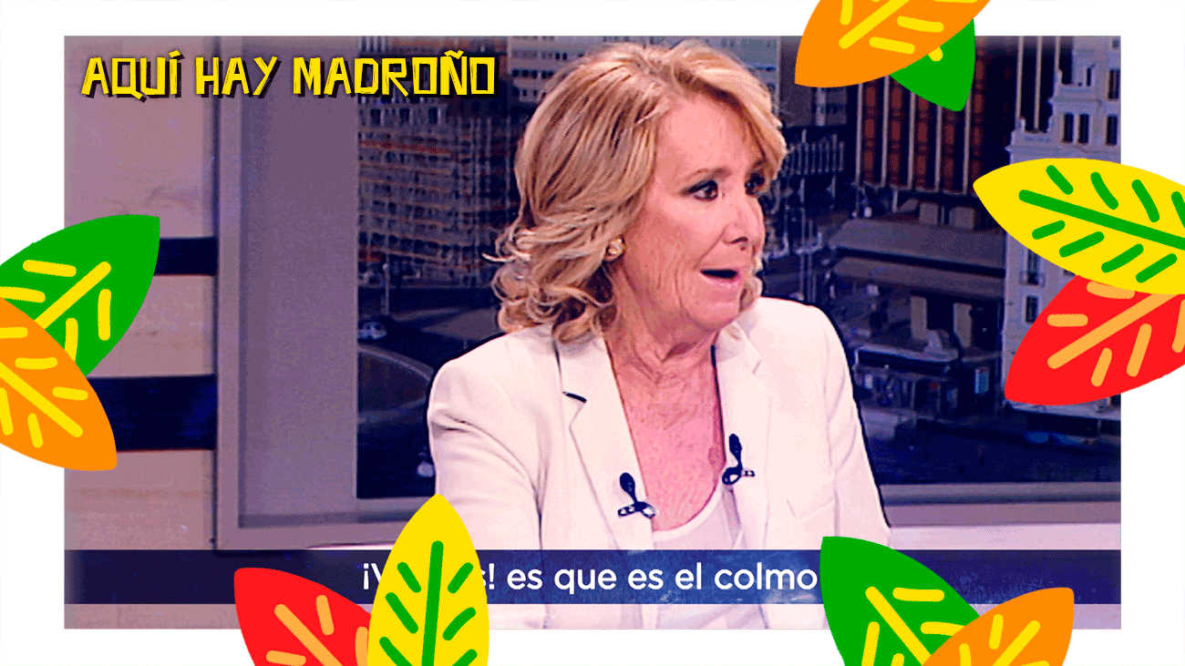 Esperanza Aguirre da la espantada en Buenos Días Madrid