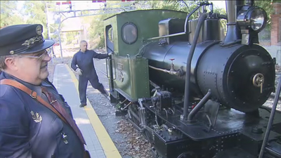 Regresa el tren de vapor de Arganda