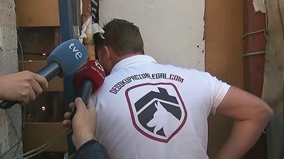 A punto de desalojar el “Narcosolar” de Vallecas