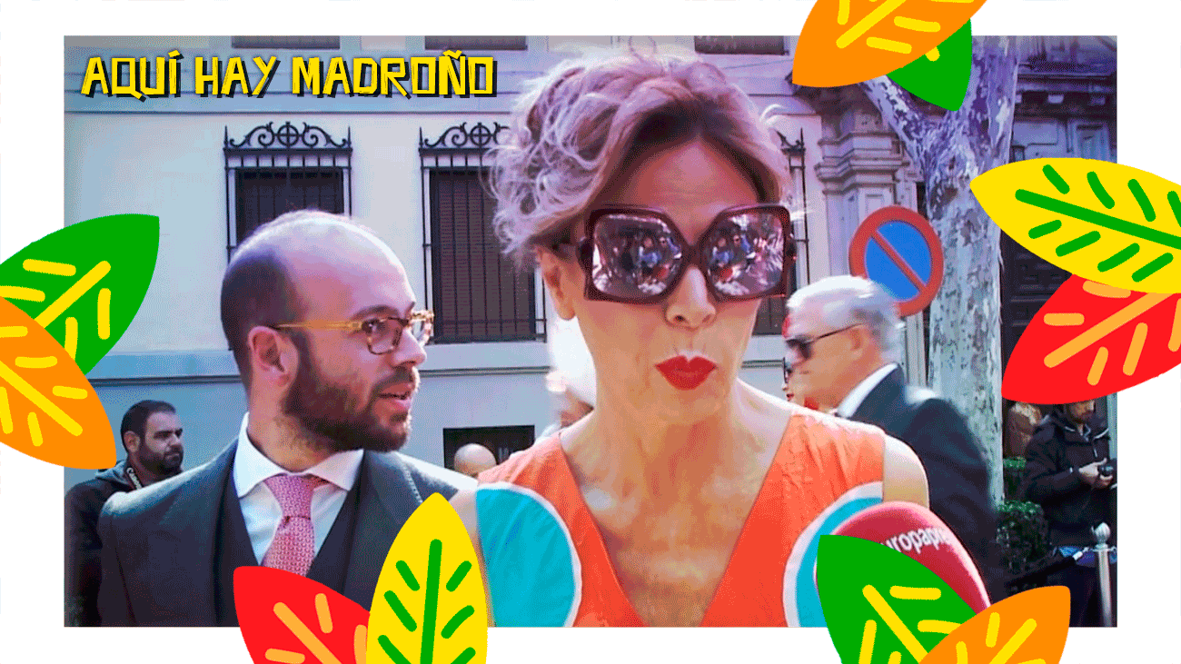 Ágatha Ruiz de la Prada se lo pasa bomba en la boda del año