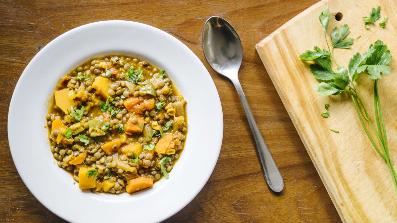 Sopa lentejas