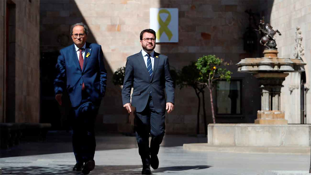 Crisis abierta en el Govern catalán por los diputados suspendidos