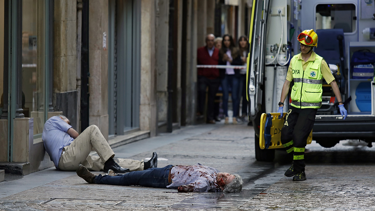 Atentado yihadista: un furgón atropella a decenas de personas en Bilbao