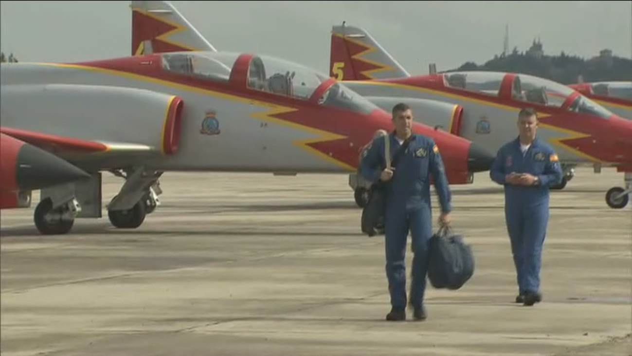 La Patrulla Águila llega a Madrid para participar en la Fiesta Nacional