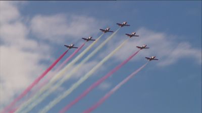 Suspendido el desfile aéreo del 12-O a causa del mal tiempo