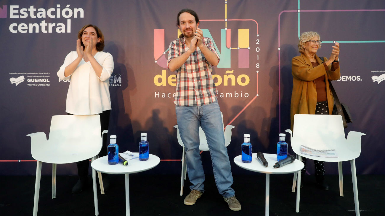 Carmena y Colau reivindican su gestión en los 'ayuntamientos  del cambio'