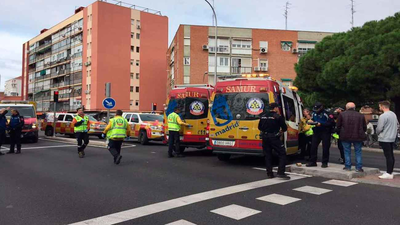 Dos heridos por atropello en el barrio del Pilar
